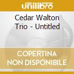 Cedar Walton Trio - Untitled cd