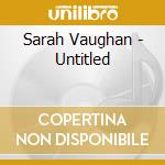 Sarah Vaughan - Untitled cd