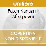 Faten Kanaan - Afterpoem cd