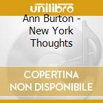 Ann Burton - New York Thoughts cd