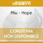 Miu - Hope cd