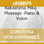 Nakashima Mika - Message -Piano & Voice- cd