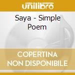 Saya - Simple Poem cd