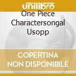 One Piece Charactersongal Usopp cd