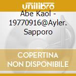 Abe Kaol - 19770916@Ayler. Sapporo cd