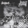 Nadiwrath/ Preteen Deathfuk - Throne Of Desecration cd