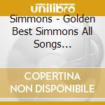 Simmons - Golden Best Simmons All Songs Collection cd