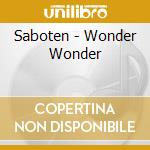 Saboten - Wonder Wonder cd