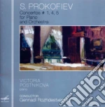 Prokofiev Sergei - Concerto Per Pianoforte N.1 Op.10, N.4 Op.53, N.5 Op.55 - Rozhdestvensky Gennadi Dir /victoria Postinkova, Pianoforte cd