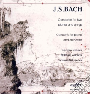 Bach J.S. - Concerti Per 2 Pianoforti Bwv 1060 E 1061, Concerti Per 2 Clavicembali Bwv 1062 - Dedova Larissa Pf/mikhail Volchok, Vladimi cd musicale di Bach Johann Sebastian