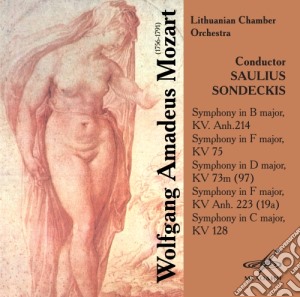 Wolfgang Amadeus Mozart - Symphony No.55 K 214, N.42 K 75, N.47 K 97, Kahn.223 (k19a), N.16 K 128 cd musicale di Mozart Wolfgang Amadeus