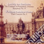 Ludwig Van Beethoven / Wolfgang Amadeus Mozart - The Creations Of Prometheus, Symphony No.4 / Flute Concerto No.1
