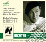 Pyotr Ilyich Tchaikovsky / Sergej Rachmaninov - Le Stagioni Op.37b (selezione), Valse-scherzo Op.7, Morceau Op.10 (2 Cd) cd