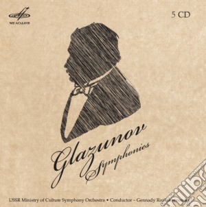 Alexander Glazunov - Sinfonie (integrale) (5 Cd) cd musicale di Glazunov Alexander Kostantinovich