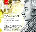 Wolfgang Amadeus Mozart - Concerto Per 3 Pianoforti K 424, Concerto Per 2 Pianoforti K 365 cd