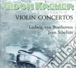 Gidon Kremer: Violin Concertos - Ludwig Van Beethoven / Jean Sibelius cd