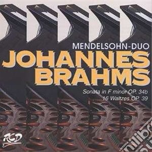 Johannes Brahms - Sonata Per 2 Piano Op 34b In Fa cd musicale di Brahms Johannes