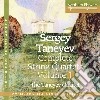 Sergei Taneyev - Complete String Quartets Volume 1 cd