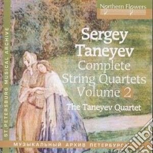 Sergei Taneyev - Complete String Quartets Volume 2 cd musicale di Taneyev Ivanovich Se