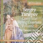 Sergei Taneyev - Complete String Quartets Volume 2 cd