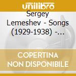 Sergey Lemeshev - Songs (1929-1938) - Early Recordings cd