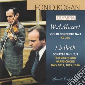 Leonid Kogan: Mozart, Bach cd musicale di Mozart Wolfgang Amad