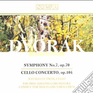 Antonin Dvorak - Symphony No.7 Op 70 B 141 (1884 85) In Re cd musicale di Dvorak Antonin