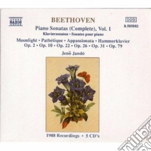 Sonate X Pf (integrale) Vol.1 (5 Cd): Ch cd musicale di Beethoven ludwig van