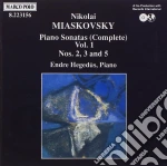 Nikolai Myaskovsky - Piano Sonatas Vol.1 cd