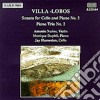 Heitor Villa-Lobos - Sonata X Vlc E Pf N.2 Op.66, Trio X Pf N.2 cd
