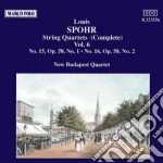 Louis Spohr - Quartetti X Archi Vol.6 (integrale): N.15 E N.16 Op.58 cd