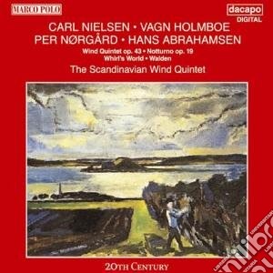 Carl Nielsen - Danish Wind Quintets: Nielsen, Holmboe, Norgard, Abrahamsen cd musicale