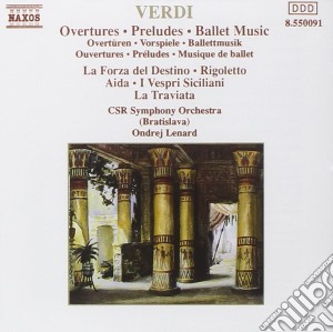 Giuseppe Verdi - Estratti Da La Forza Del Destino, Aida, Rigoletto, Traviata, I Vespri Siciliani cd musicale di Ondrej Lenard