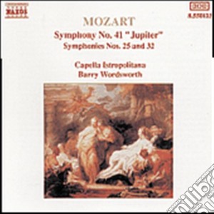 Wolfgang Amadeus Mozart - Symphony No.41 Jupiter, N.25 K 183, N.32 K 318 cd musicale di Barry Wordsworth