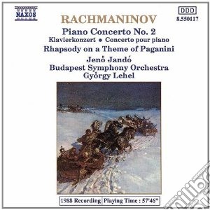 Sergej Rachmaninov - Piano Concerto No.2, Rhapsody On A Theme Of Paganini cd musicale di Gyorgy Lehel