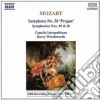 Wolfgang Amadeus Mozart - Symphony No.38 K 504 praga, N.29 K 201, N.30 K 202 cd