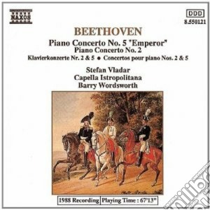 Ludwig Van Beethoven - Concerto Per Pianoforte N.5 Op.73 imperatore, N.2 Op.19 cd musicale di Beethoven ludwig van