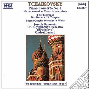 Pyotr Ilyich Tchaikovsky - Piano Concerto N.1 Op.23, The Tempest Op.18, Eugene Onegin cd musicale di Ondrej Lenard