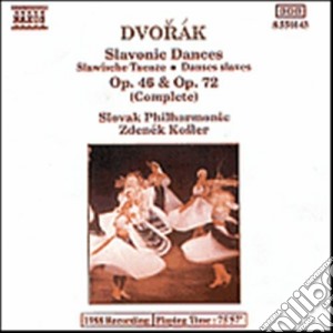 Antonin Dvorak - Danze Slave N.1 > N.8 Op.46, N.1 > N.8 Op.72 cd musicale di Antonin Dvorak