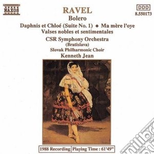 Maurice Ravel - Bolero, Ma Mere L'oye, Valses Nobles Etsentimentales, Dafne E Cloe (suite N.1) cd musicale di Kenneth Jean