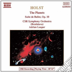 Gustav Holst - The Planets, Suite De Ballet cd musicale di Gustav Holst