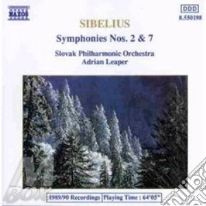 Jean Sibelius - Symphonies Nos. 2 & 7 cd musicale di Jean Sibelius