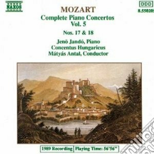 Wolfgang Amadeus Mozart - Complete Piano Concertos Vol.5: N.17 K 453, N.18 Op.456 cd musicale di Wolfgang Amadeus Mozart