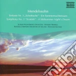 Felix Mendelssohn - Symphony No.3 cd