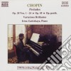 Fryderyk Chopin - Preludio N.1 > N.24 Op.28, N.25 Op.45, N.26 Op.postuma, Variazioni Brillanti - Zaritzkaya Irina Pf cd