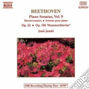 Ludwig Van Beethoven - Sonate X Pf Vol. 9 (integrale) : Sonata N.11 Op.22, N.29 Op.106 hammerklavier cd musicale di Beethoven ludwig van