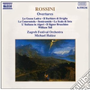 Gioacchino Rossini - Overtures: La Gazza Ladra, Il Barbiere Di Siviglia, La Cenerentola, Semiramide cd musicale di Michael Halasz