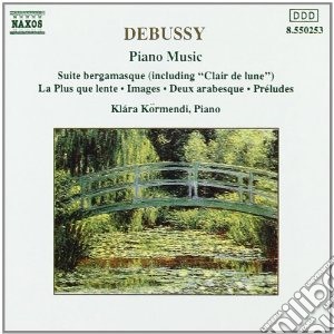 Claude Debussy - Piano Music cd musicale di Klara Kormendi