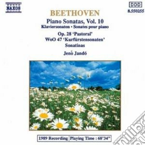 Ludwig Van Beethoven - Sonate X Pf Vol.10: Sonate Postume N.33, N.34, N.35, Woo 47, Sonatine N.37, N.38 cd musicale di Beethoven ludwig van