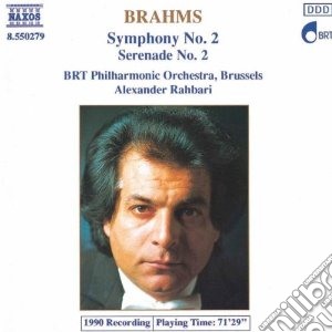 Johannes Brahms - Symphony No.2, Serenata N.2 Op.16 cd musicale di Alexsander Rahbari